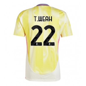 Billiga Juventus Timothy Weah #22 Bortatröja 2024-25 Kortärmad